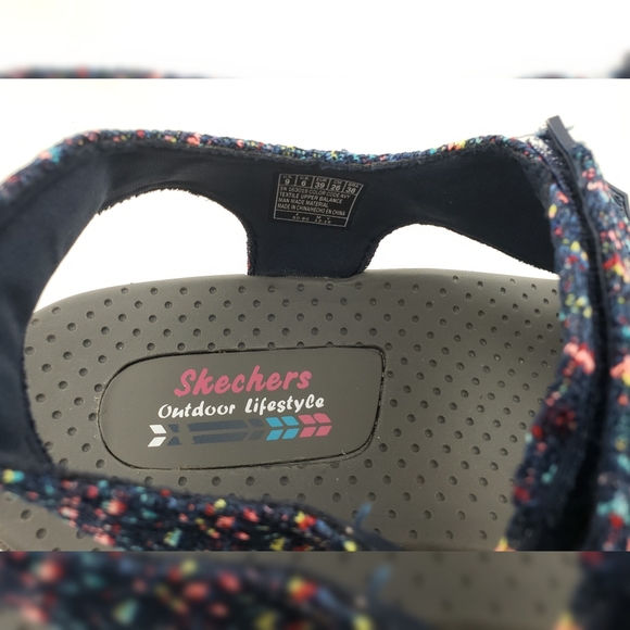 Sketchers  Navy Kicker Sandals 9 W/Box - Picture 10 of 11